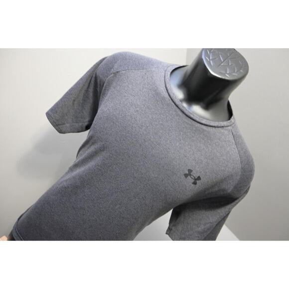 Under Armour Gym Shirt The Tech Tee Performance Gray Athletic Mens Size Large - Picture 4 of 6